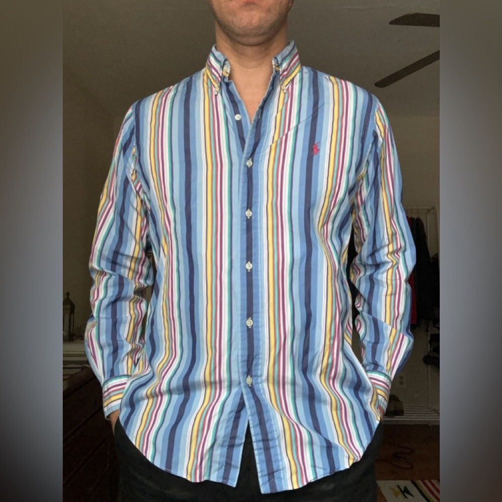 Polo by Ralph Lauren Multicolor Striped Button Down Shirt